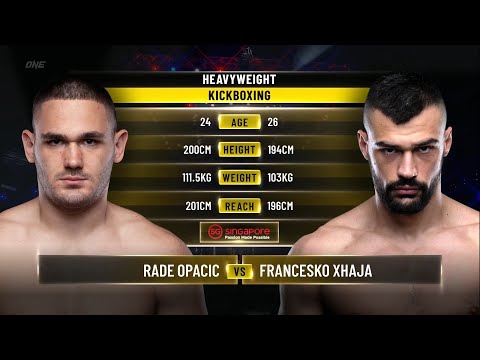 Rade Opacic vs. Francesko Xhaja | ONE Championship Full Fight