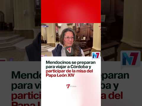 Mendocinos se preparan para viajar a Córdoba y participar de la misa del Papa León XIV