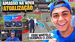 FREITAS JOGOU COM O NOVO MARTELO QUE É O MAIS APELÃO DO FREE FIRE! FIM DO JOGO? React