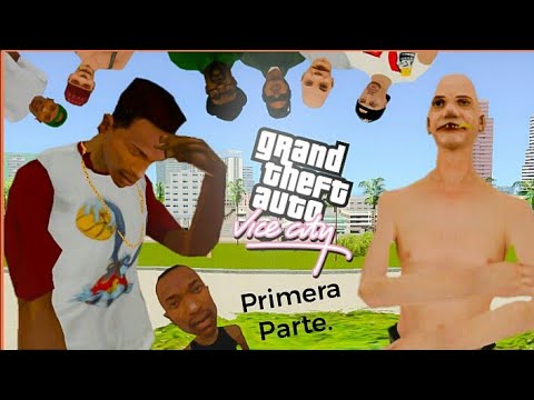 Cj and his friends get lost in Vice City part 1 - GTA San Andreas Loquendo.