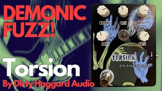 Video thumbnail for "Torsion" Fuzz Pedal by Dirty Haggard Audio // Guitar and Bass Demo // Stoner Doom Sludge Riffs by Beholden To The Riff
