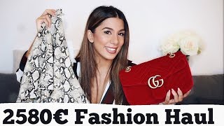 💶💶💶 2580 € Fashion Haul I ZARA Gucci Bershka I Soraya Ali