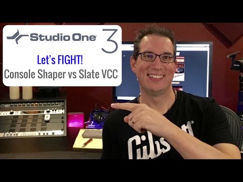 Presonus Studio One 3 - Console Shaper vs. Slate Digital VCC Plugins