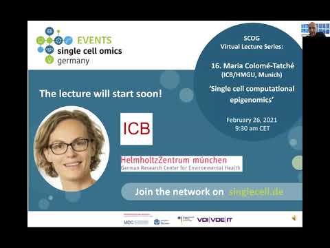 SCOG Virtual Lecture Series - Maria Colomé-Tatché (ICB/HMGU, Munich)