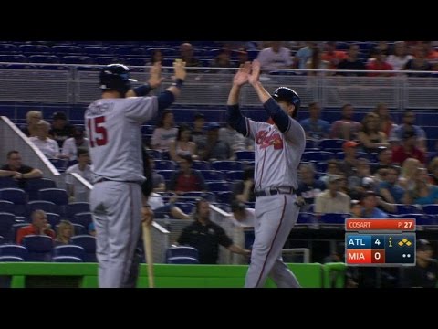 ATL@MIA: Peterson clears the bases with a double