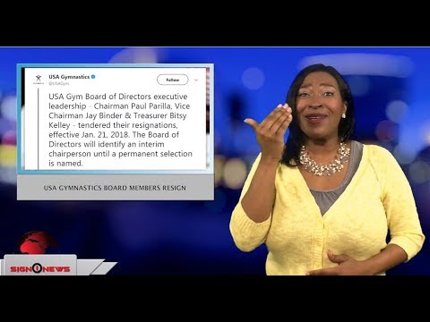 USA Gymnastics board members resign (ASL - 1.22.18)