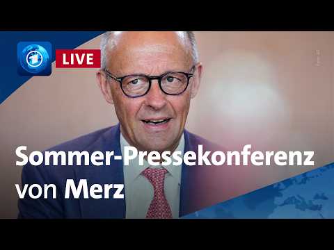 Video Thumbnail: Kanzler Merz in der Sommer-Pressekonferenz