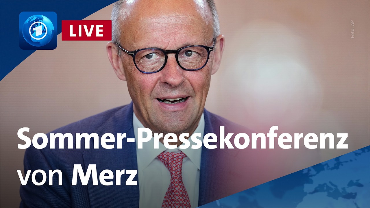 Kanzler Merz in der Sommer-Pressekonferenz