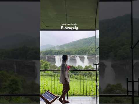 Resort with a beautiful view of Athirapally Waterfall. 📍Rainforest Athirapally.