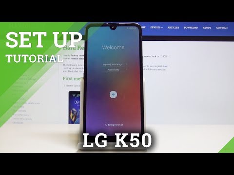 How to Configure LG K50 - Activation & Set Up