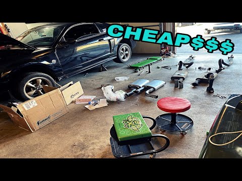 PT.1 Building/Installing A Custom SIDE EXIT Exhaust on 99-04 New Edge MUSTANG GT