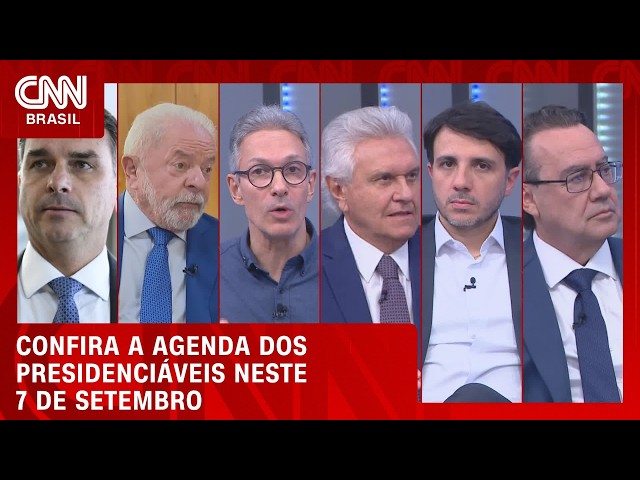 Confira a agenda dos candidatos à Presidência no 7 de Setembro | CNN 360°