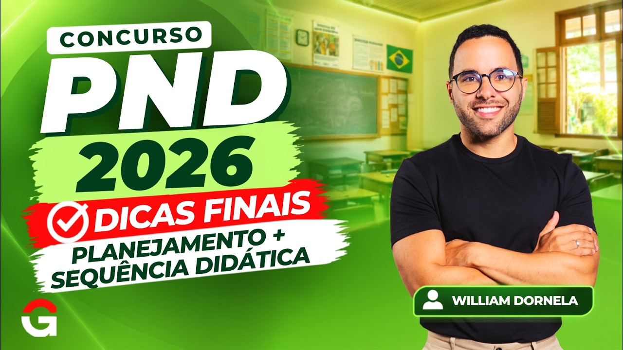 PND 2026 | Dicas Finais: Planejamento de Aula e Sequência Didática na Prática