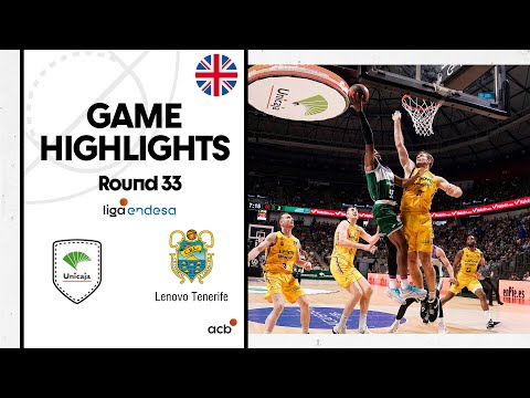 Unicaja - Lenovo Tenerife (75-71) GAME HIGHLIGHTS | Liga Endesa 2022-23