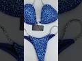 Pacific Blue Glimmer Bikini Competition Suit B185