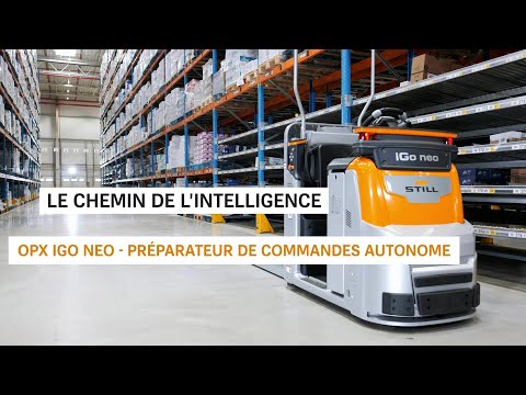 Préparateur de commandes au sol autonome STILL OPX iGo neo - Le chemin de l'intelligence