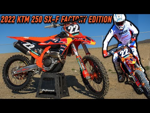 2022 KTM 250 SX-F FACTORY EDITION FIRST RIDE🔥 WHAT'S NEW❓❓