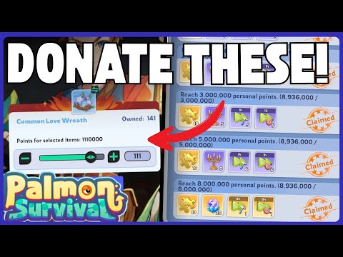 Season 2 Donations + S2 Preview in Palmon Survival! (S2 Donation Tips & Tricks)