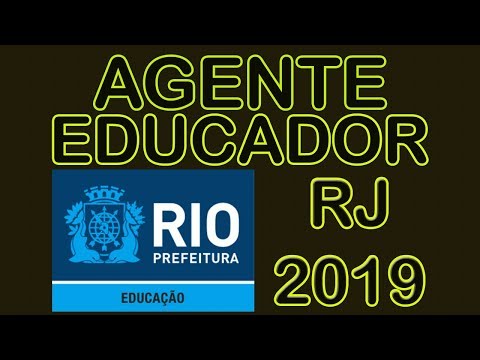 Concurso Agente Educador RJ   2019