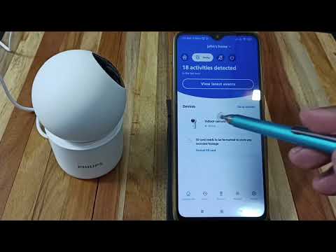 PHILIPS Indoor 360° 3 MP 2K WiFi Security Camera : How to Fix Error Event Not Recorded
