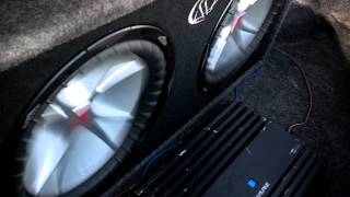 Kicker cvr 12s hittin hard!!!