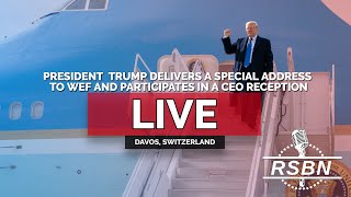 LIVE: President Trump Delivers a Special Address to the World Economic Forum & More - 01/21/26