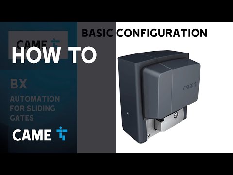 HOW TO CONFIGURE CAME'S BX AUTOMATION FOR AUTOMATIC SLIDING GATES