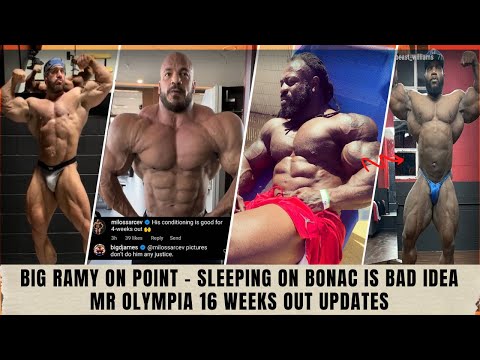 Big Ramy on point at 16 weeks out+Bonac looking tight+Can Anotine crack top 10?Blessing's debut+Akim