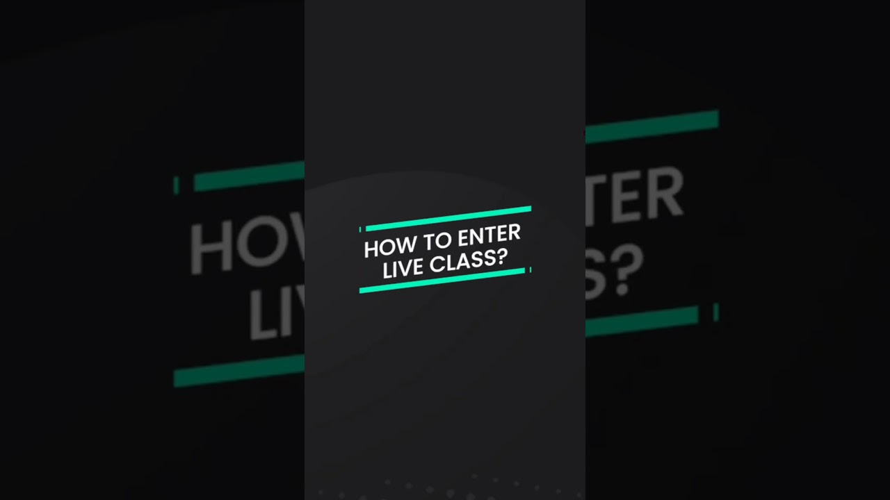How to enter live class avodha