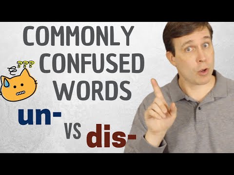 COMMONLY CONFUSED WORDS IN ENGLSH | Prefixes Un-  vs Dis-  | Build English Vocabulary