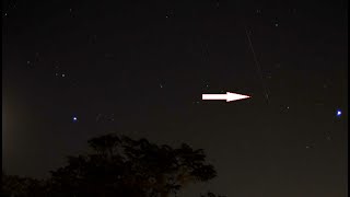 preview picture of video 'Kingman Arizona StarCam October Meteors'