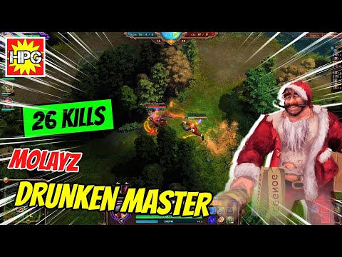 HON DRUNKEN MASTER GAMEPLAY | Molayz | Diamond - NM