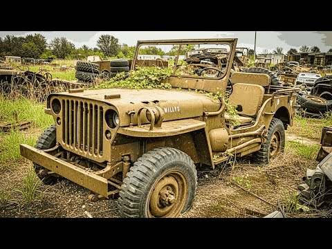 Thumbnail for $180 Junkyard 1941 Willys MB Jeep FULL Restoration — Back to Life After 83 Years! by Willys MB