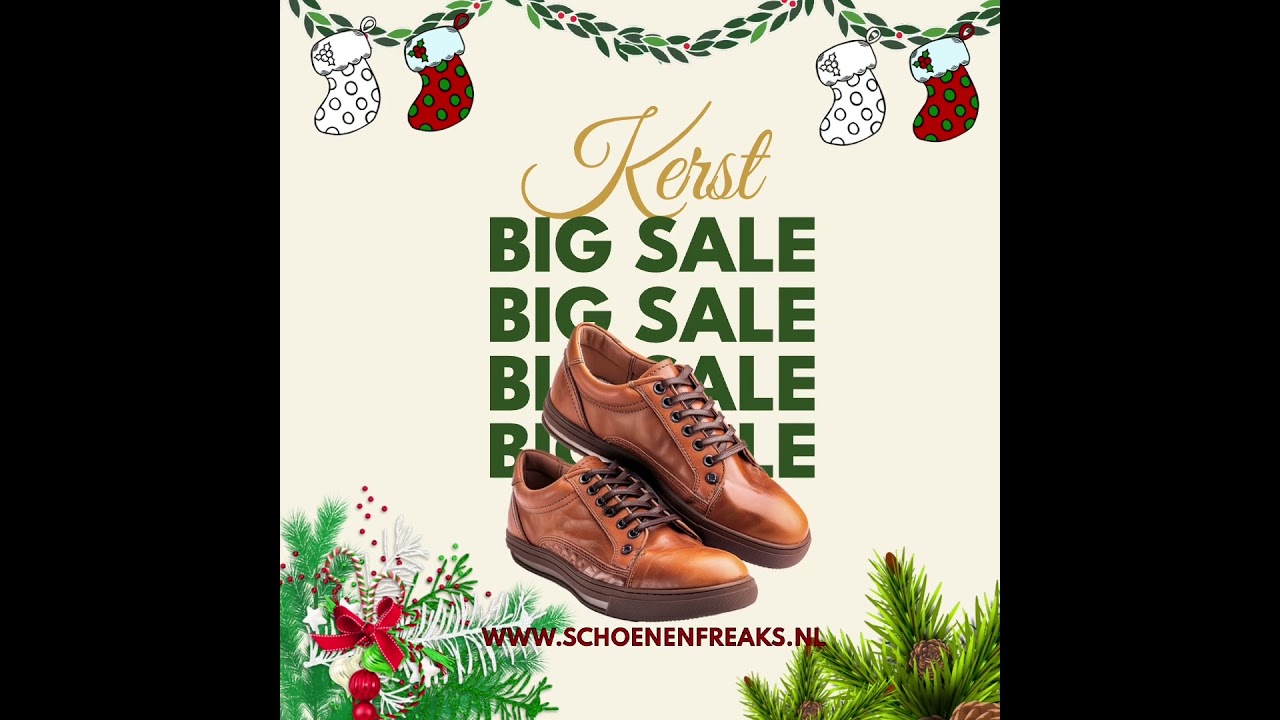 Schoenen Kerst Vierkant Sale