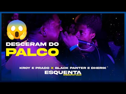 DESCERAM DO PALCO! [Semi final] Kroy e Prado -x Black Panter e Dherik | Esquenta Weesp Studio