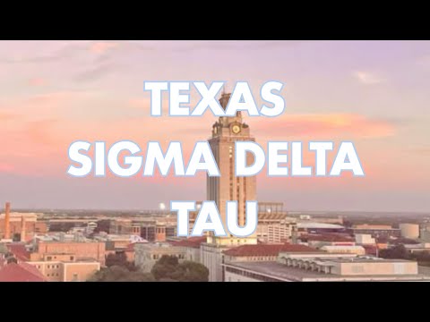 Texas Sigma Delta Tau Open House 2025