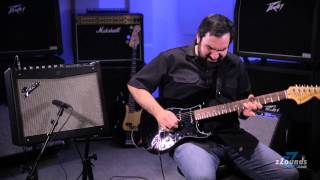Video thumbnail for zZounds.com Custom track through the Fender Mustang III V.2 Combo Amp by zZounds