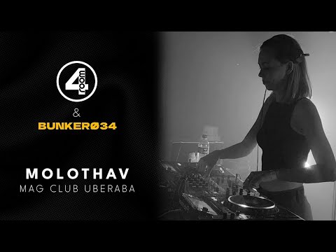 4Room #028 + BunkerØ34 — Molothav | Peak Time Techno Set — Magnólia Club, Uberaba/MG (BR)