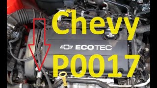 Causes and Fixes Chevy GMC P0017: Crankshaft Position Camshaft Position Correlation Bank 1 Sensor B