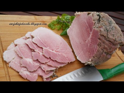 Cooked ham, juicy and crispy, perfect for sandwiches #ham #homemade #simplerecipe #porkham #pork