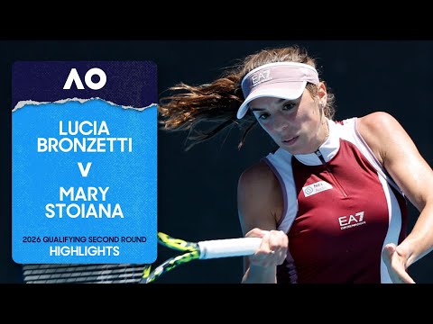 Lucia Bronzetti v Mary Stoiana Highlights | Australian Open 2026 Second Round