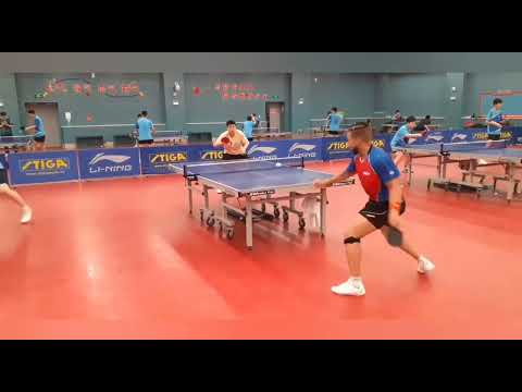 Highlights entrenamiento equipo Cuba tenis de mesa en Hebei  China