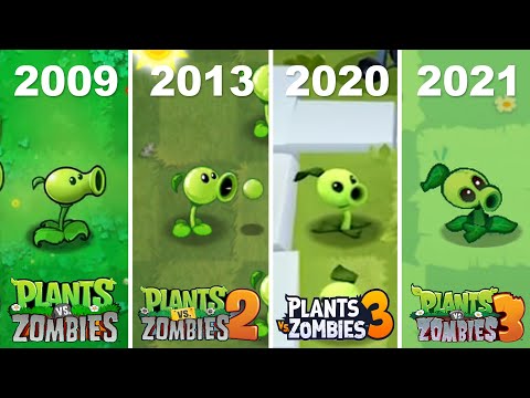 Evolution of Plants vs. Zombies Games (2009 ~ 2021)