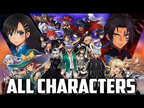 BLADE ARCUS Rebellion from Shining | All Playable Characters | PS4, Switch 2019