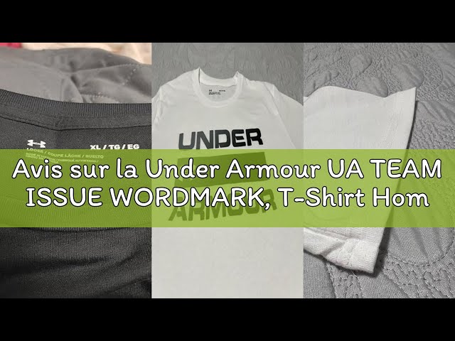 Vídeo relacionado con Under Armour Hombre UA TEAM ISSUE WORDMARK SS Shirt