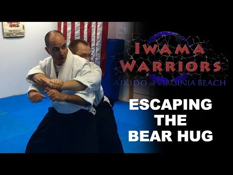 How to do Aikido - Escaping a Bear Hug #takingaikidoback