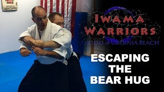 How to do Aikido - Escaping a Bear Hug #takingaikidoback