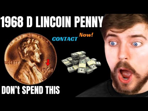 The 1968 D Lincoln Penny Worth a Million Dollars! Rare Coin Valuation Revealed!