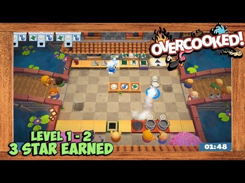 Overcooked 2 Level 1-2 Walkthrough 3 Star