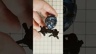 ３D造形制作（光造形）試作⑯下地塗装。筆塗りだと厚みが重い